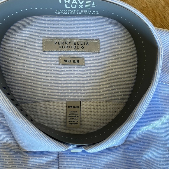 Perry Ellis mens portfolios button down dress shirt - Picture 3 of 6